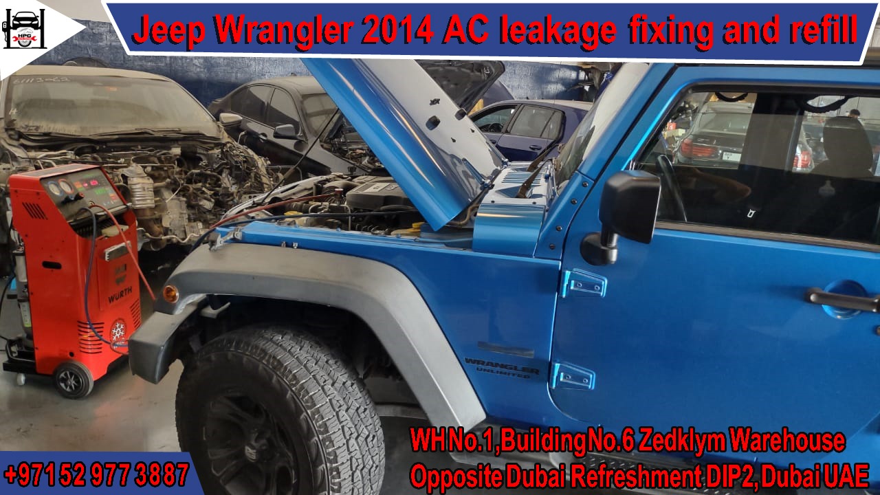 Jeep-Wrangler-AC-Leakage-Fixing