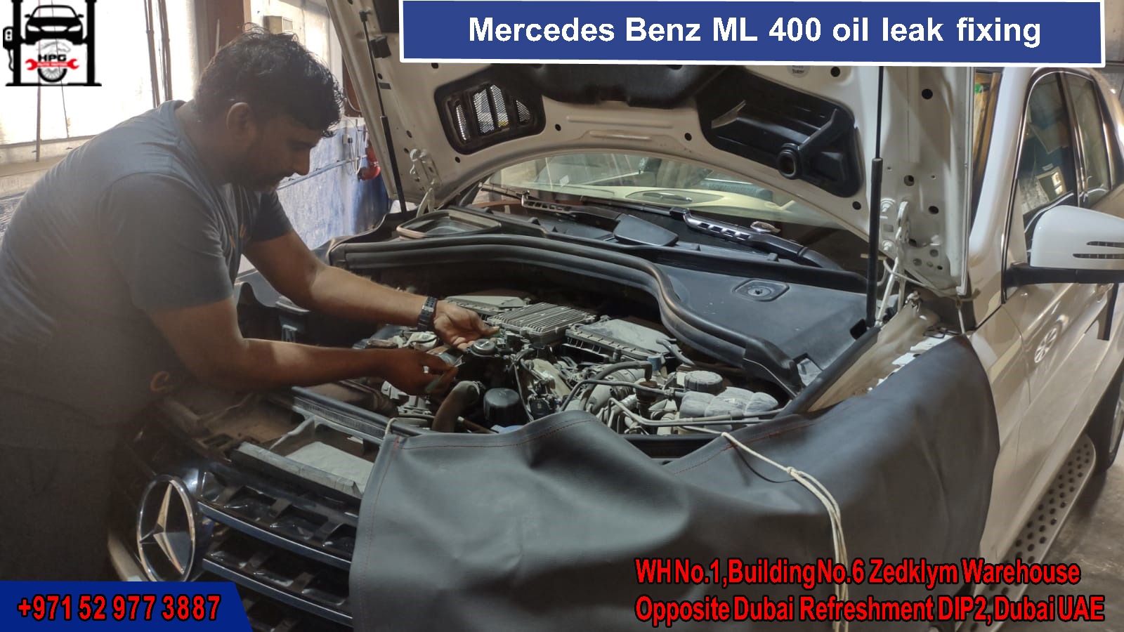 Mercedes-Repair-Mercedes-Oil-Leak